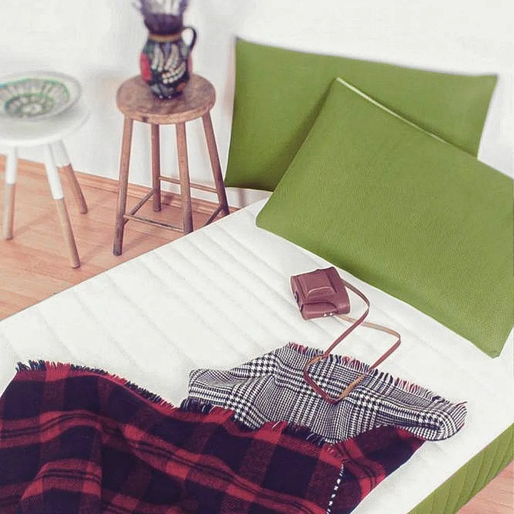 Sleepy 3D Memory párna zöld huzattal 40x70 cm