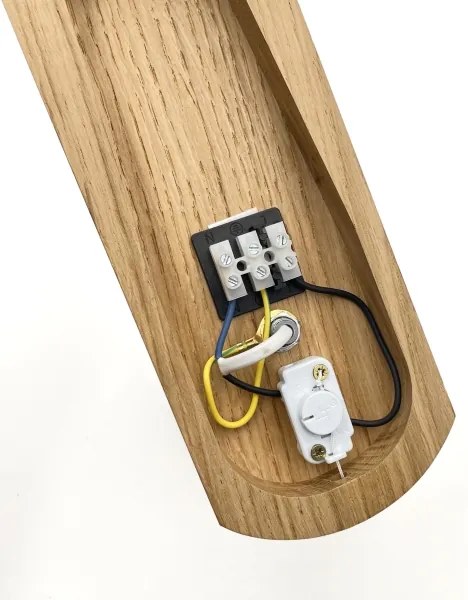 Brilagi - LED Fali lámpa COTTAGE 1xG9/40W/230V tölgy/fehér