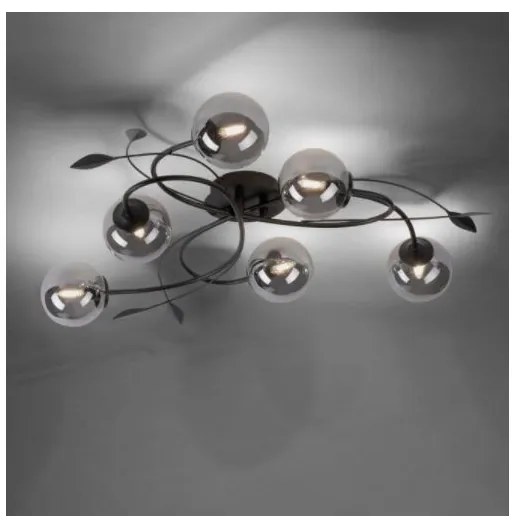 Paul Neuhaus 6737-18 - LED Felületre szerelhető csillár WIDOW 6xG9/3W/230V