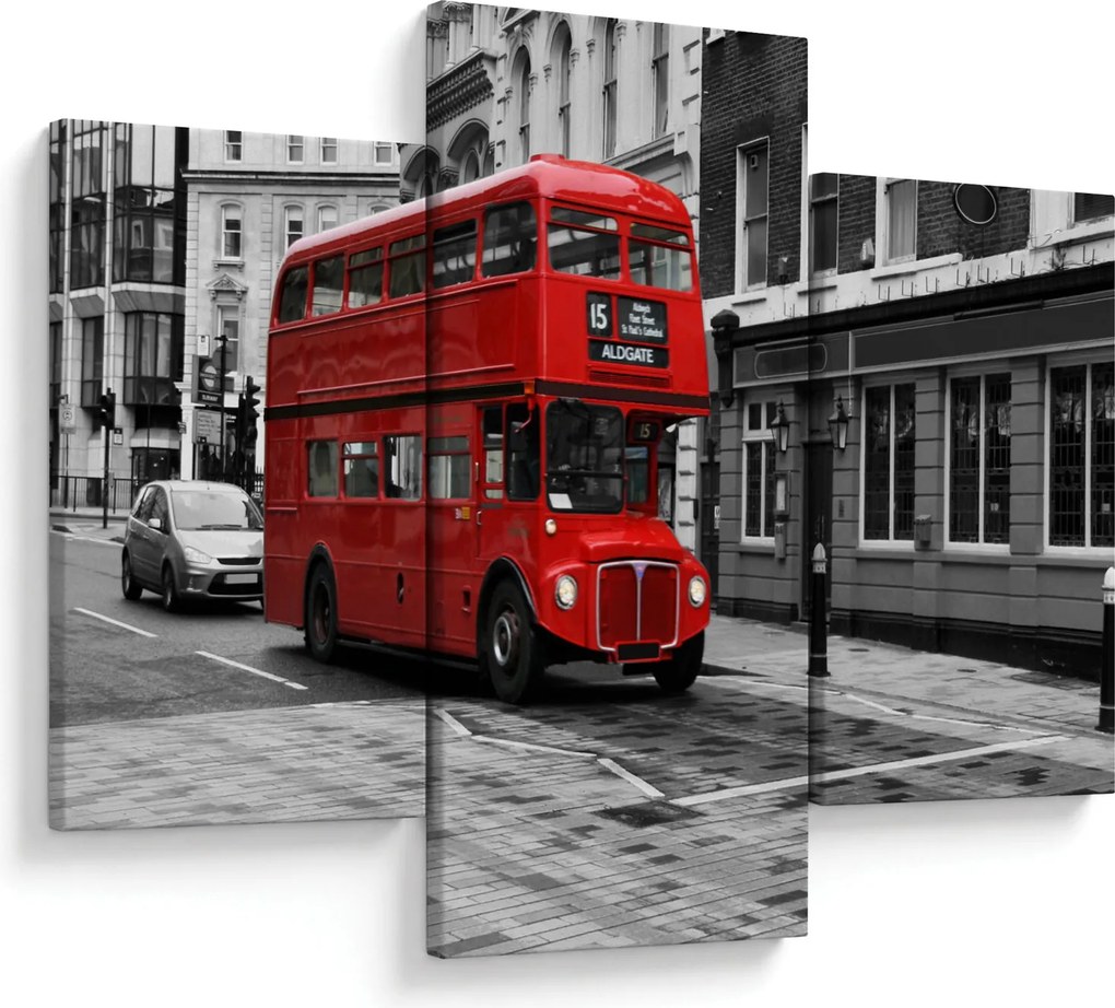 Kép - London busszal (90x60 cm)