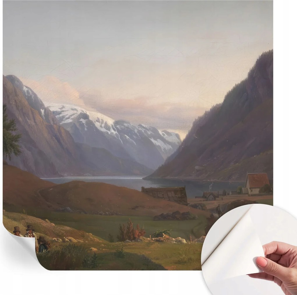 Design fali fotótapéta öntapadós hegyi panoráma 250x250 cm