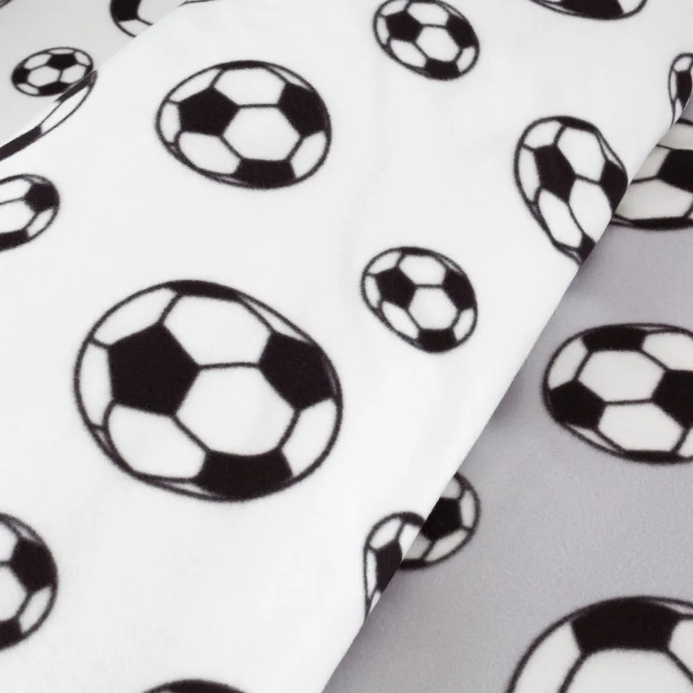 Egyszemélyes flanel gyerek ágyneműhuzat 135x200 cm Football – Catherine Lansfield