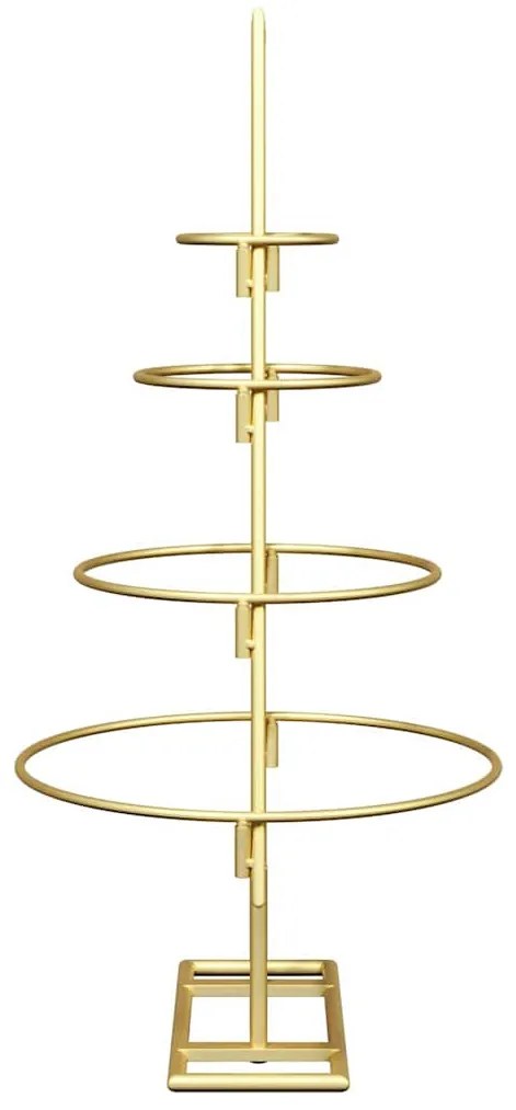 Fém karácsonyfa állvánnyal Arany 60 cm Porszórt Acél