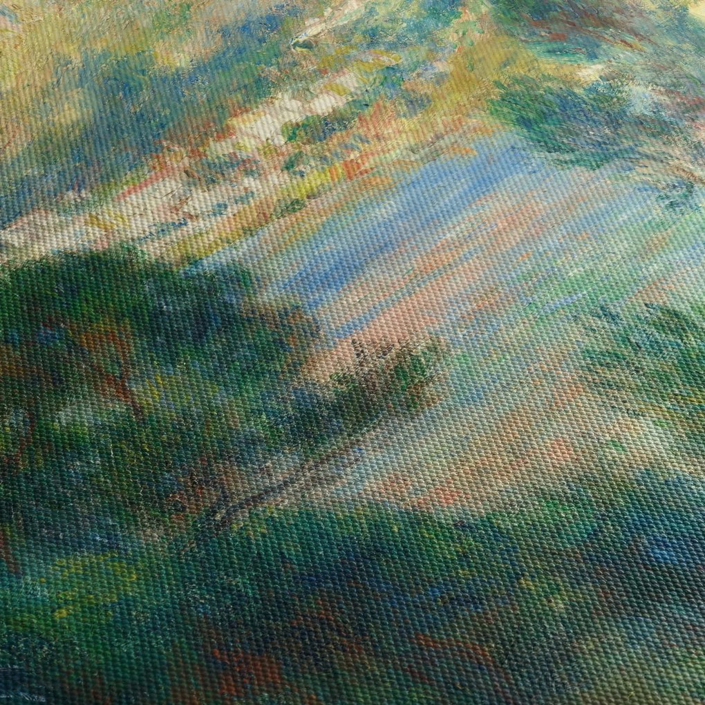 Kép - Auguste Renoir, View of Monte Carlo from Cap Martin, reprodukciók (órával) (90x30 cm)
