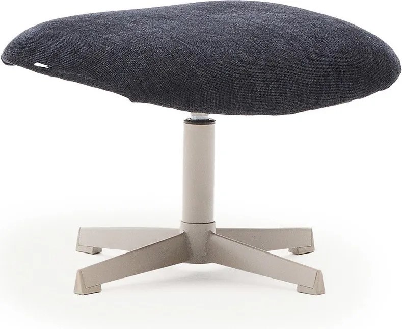 Sötétkék zsenília lábtartó Teryl – Kave Home