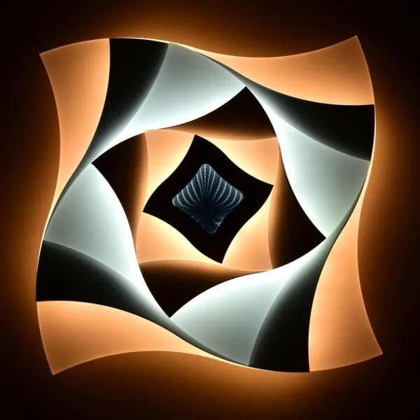 Ecolite WALP7129-3D/LED - LED Dimmelhető mennyezeti lámpa INDI LED/70W/230V + távirányító