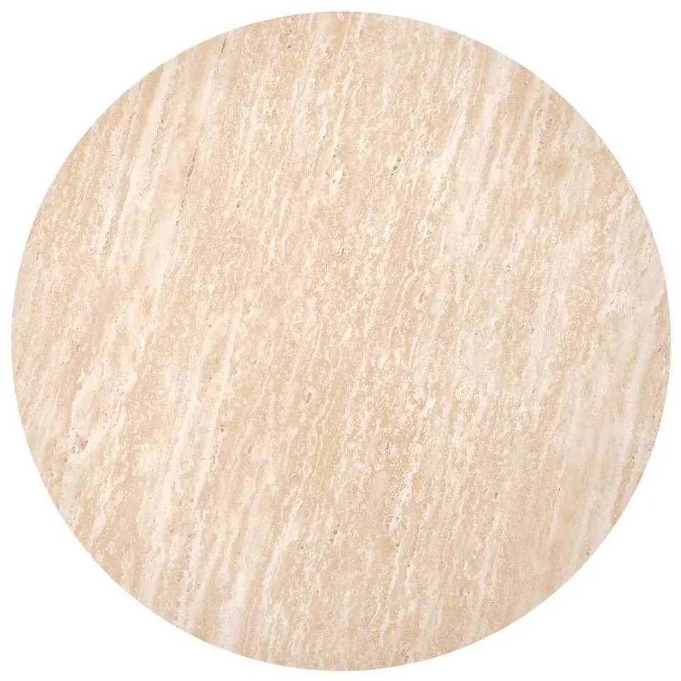 Palmer dohányzóasztal - kör, bézs