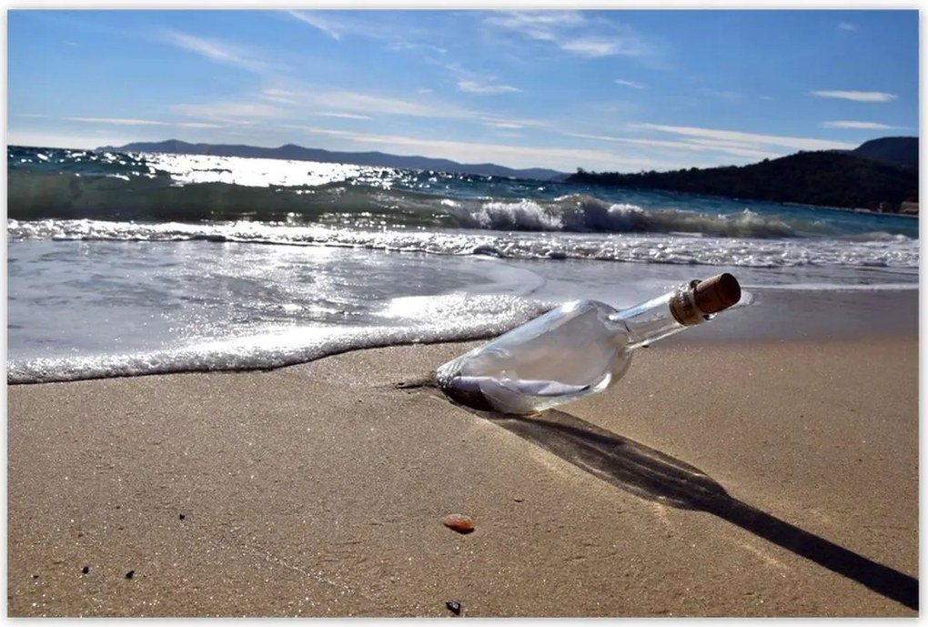 Poszterek 120x80 Dugós palack Térkép