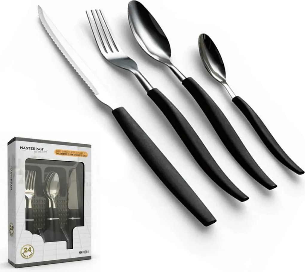 Evőeszköz Készlet 24 Db-os Modern Tömör MP-8001