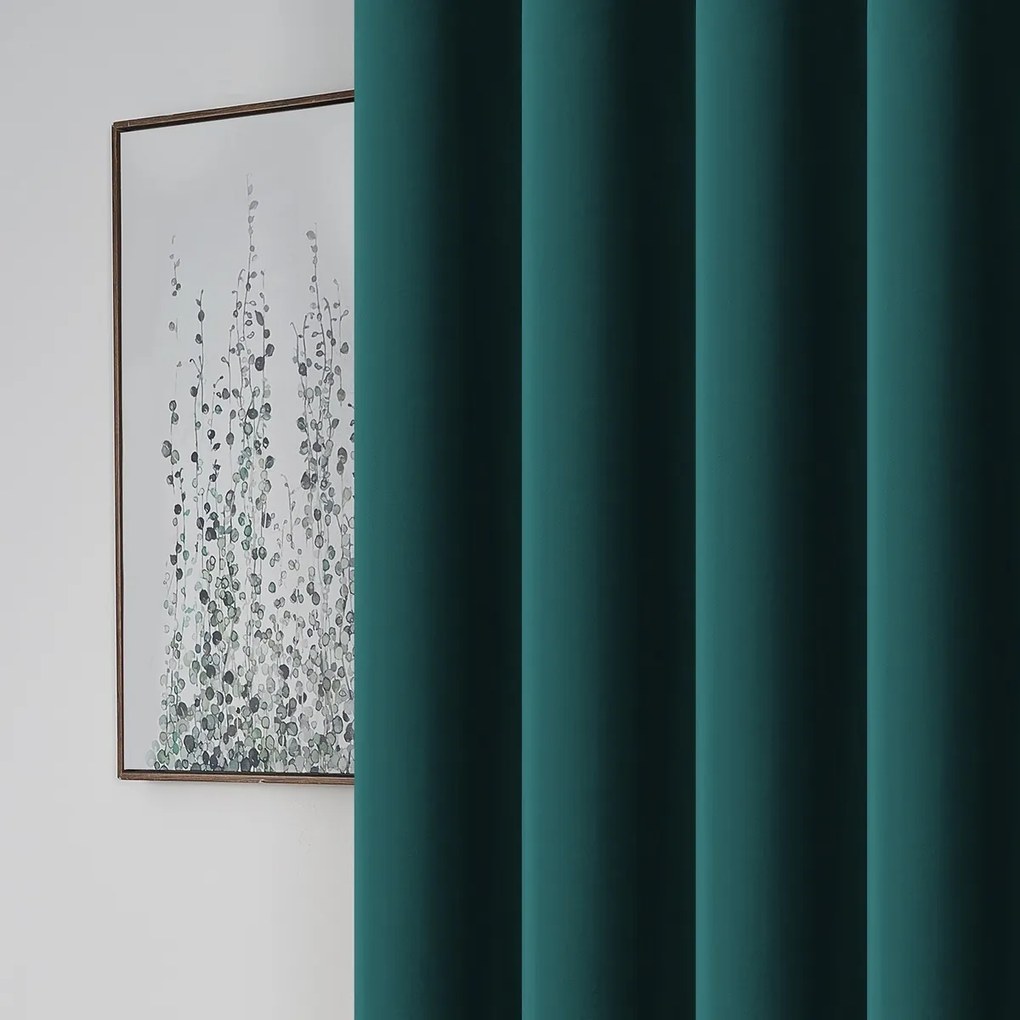 4Home Manila sötétítő függöny petrol, 150 x 250 cm
