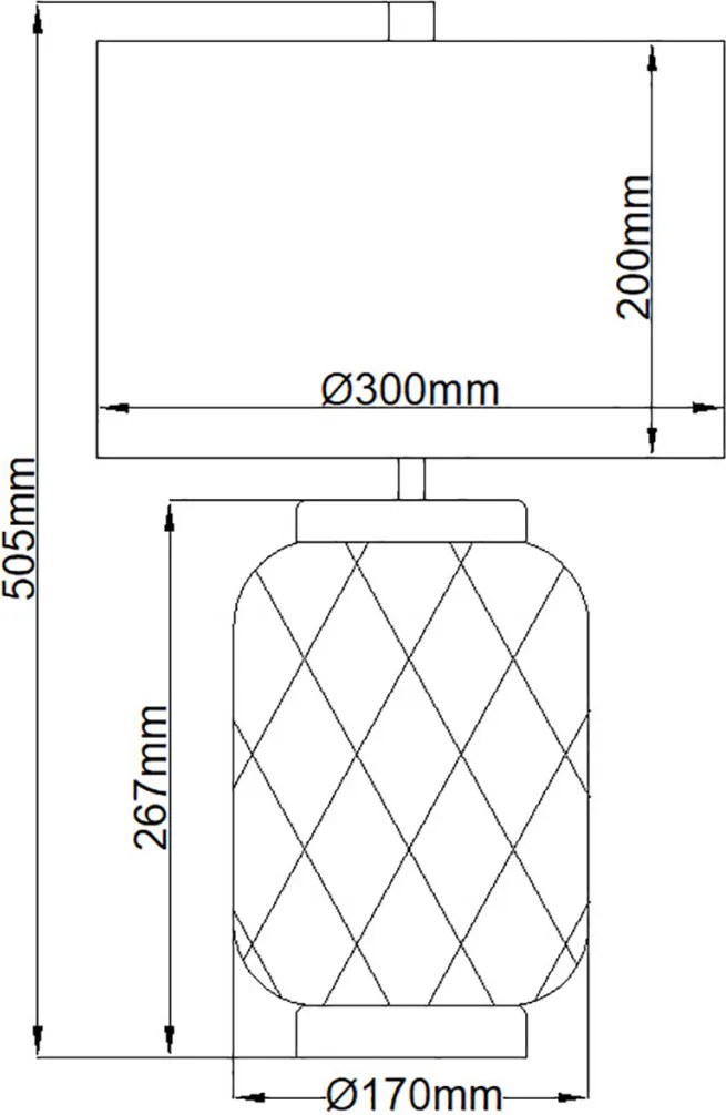 Quintiesse SOLA QN-SOLA-TL-S Asztali lámpa 1x60W/E27