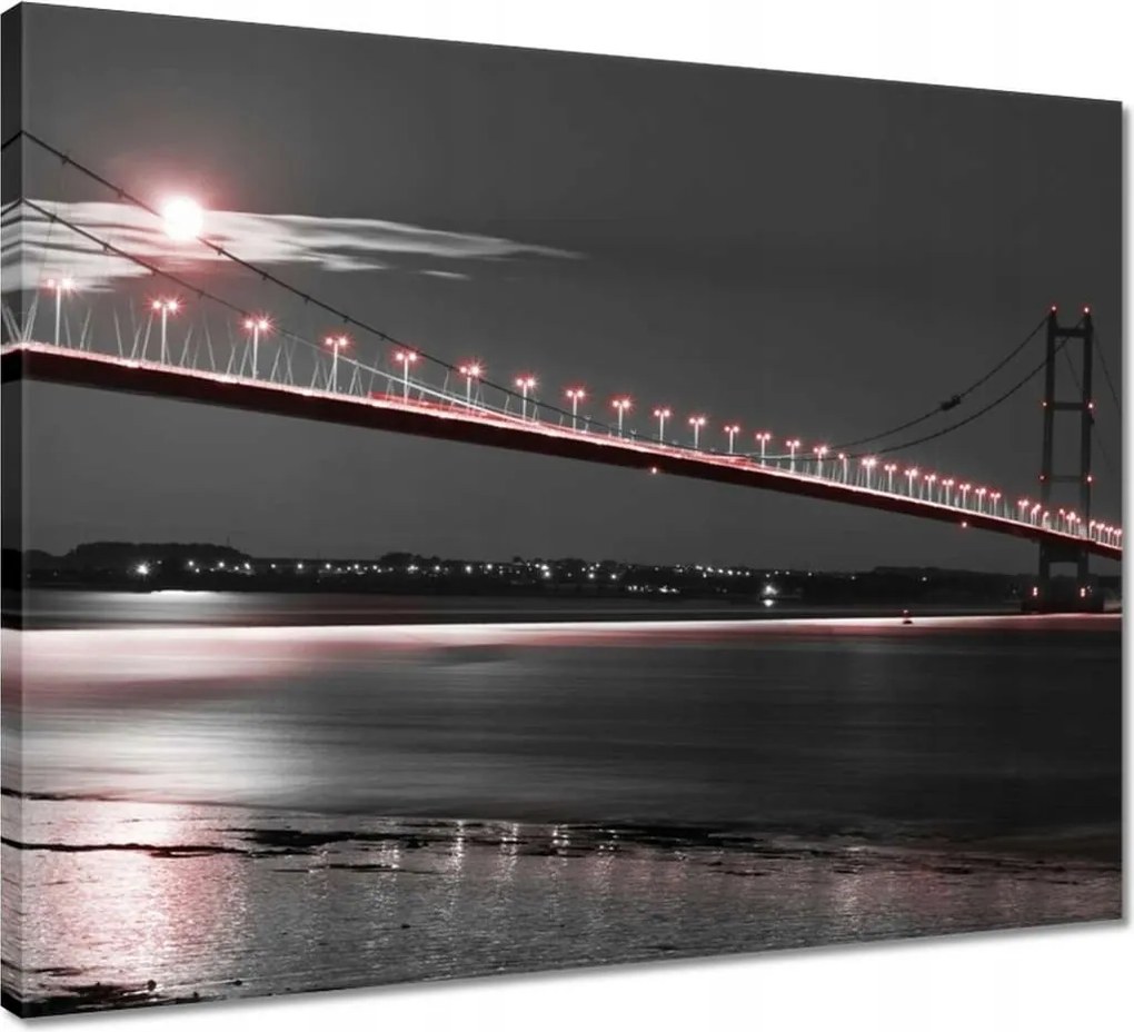 Vászonkép 50x40 Piros világítás