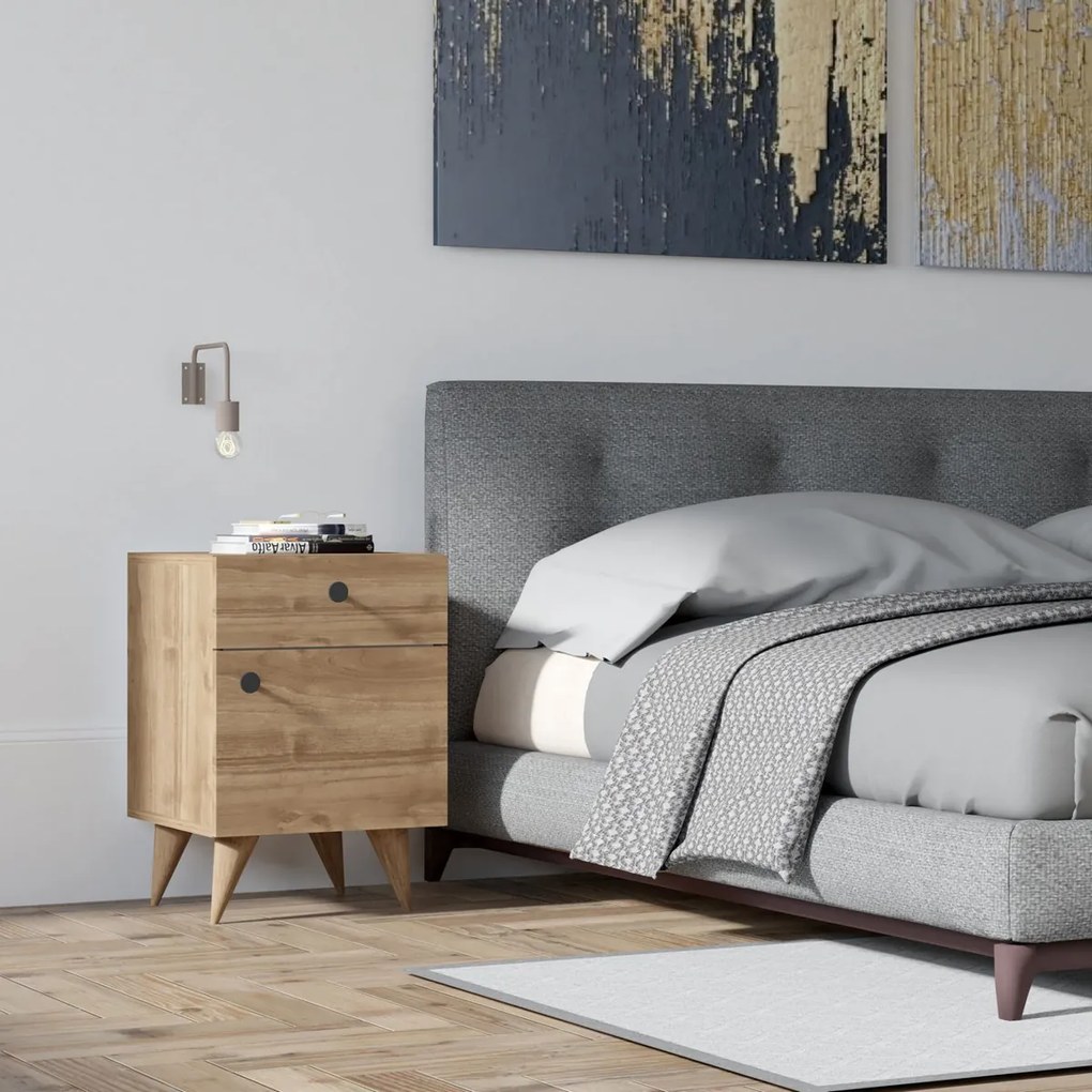 Pila Walnut éjjeliszekrény