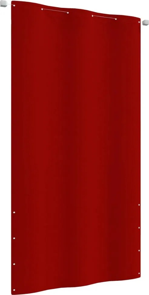 vidaXL piros oxford-szövet erkélyparaván 120 x 240 cm