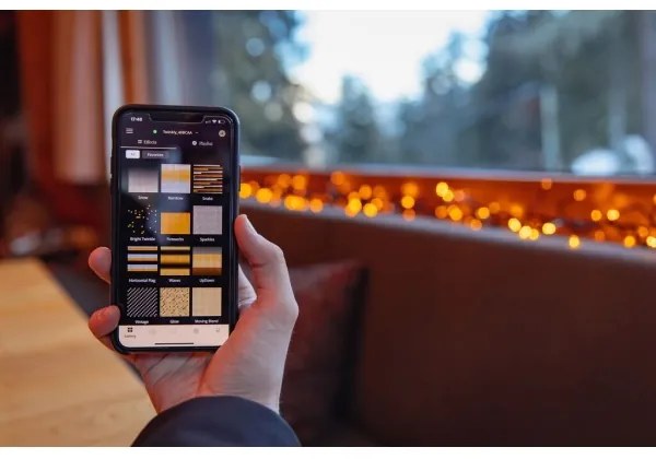 Twinkly TWS400GOP-BEU - LED Karácsonyi kültéri lánc 400xLED 35,5m IP44 Wi-Fi