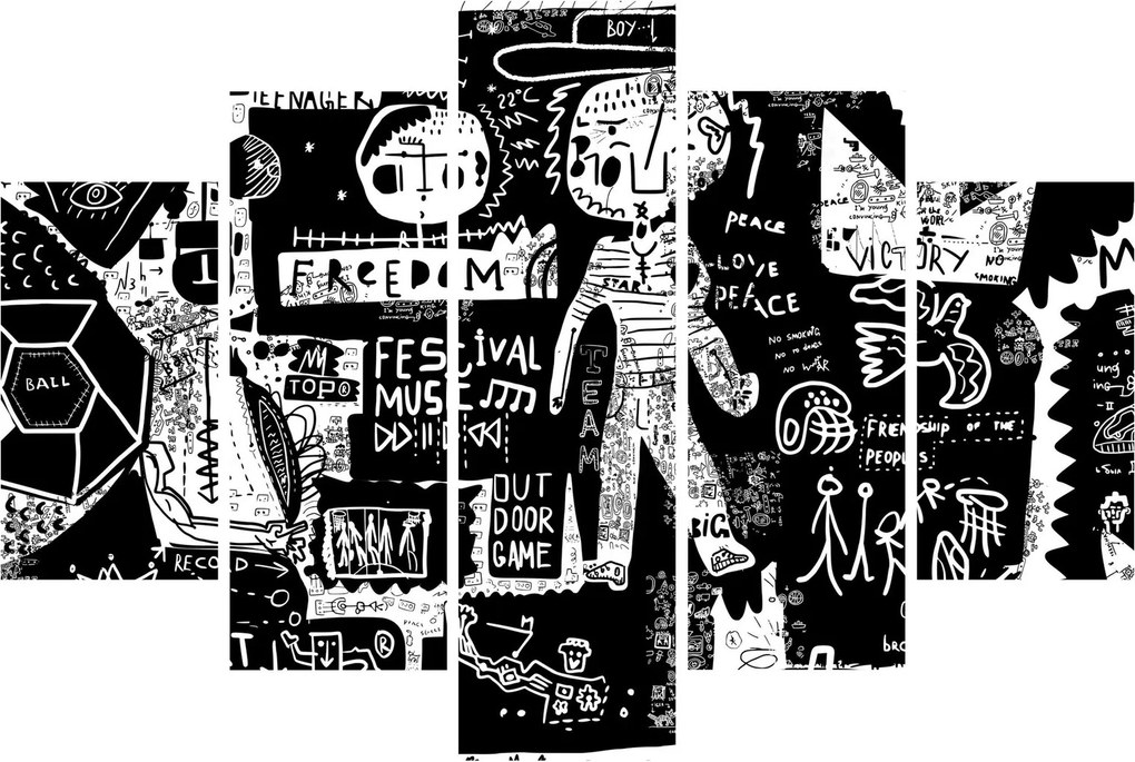 Kép - Graffiti (150x105 cm)
