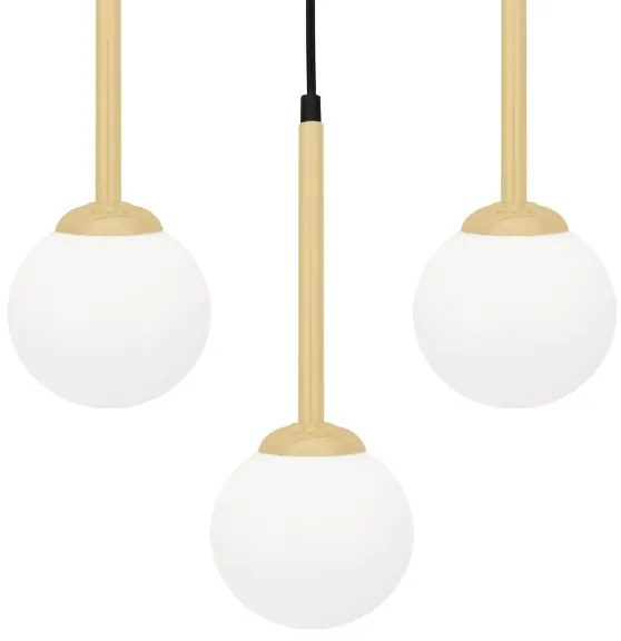 Csillár zsinóron PARMA 3xE14/40W/230V fekete