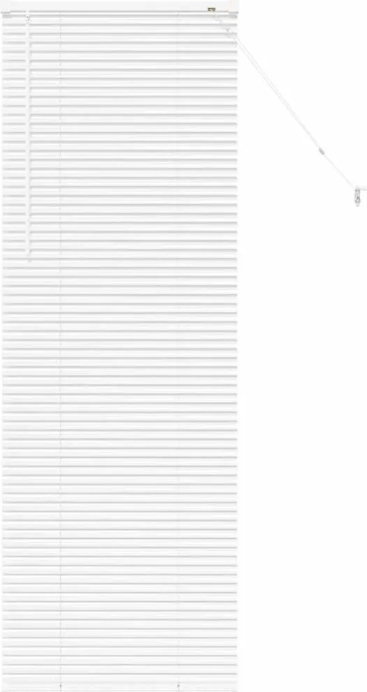 vidaXL Zsalugáter Redőnyök Fehér 175 x 60 cm Alumínium