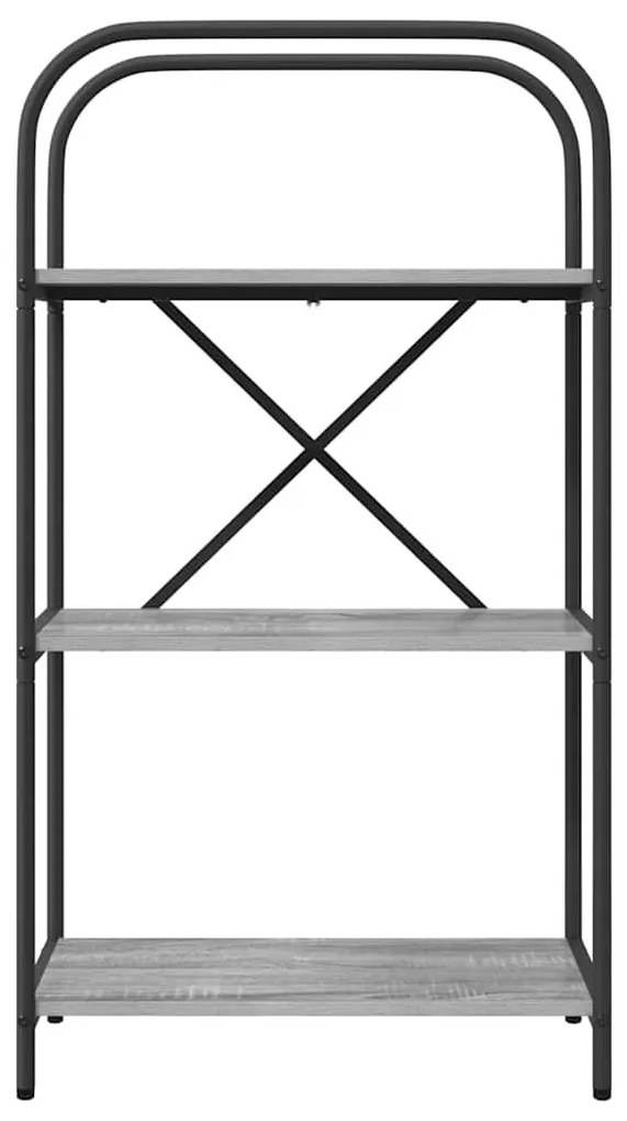 Könyvespolc Szürke sonoma 60 x 30 x 109 cm Faanyag