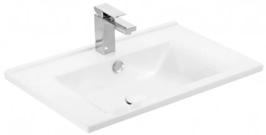 TMP VIVA 55 fali fürdőszobabútor - Sanovit ATRIA 9055 porcelán mosdóval - 55x45,5 cm