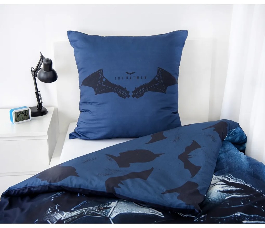 Herding Pamut ágynemű The Batman , 135 x 200 cm, 80 x 80 cm