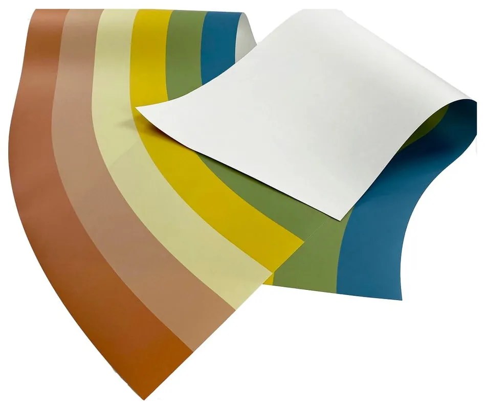 Gyerek falmatrica 158x87 cm Pastel Rainbow – Ambiance