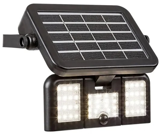 Rabalux 77020 - LED napelemes reflektor érzékelővel LIHULL LED/9,6W/3,7V IP44