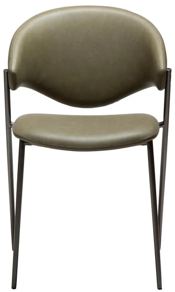 Khaki bőrutánzat étkezőszék Zone – DAN-FORM Denmark