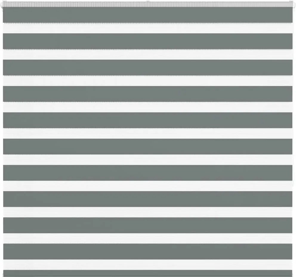 vidaXL zebrafüggönnyel sötét szürke szövetszélesség 150,9cm poliészter