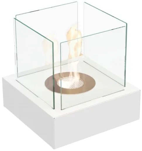 BIO kandalló TANGO3 30,3x30 cm, 1 kW, fehér, TANGO3/BIALY/TUV