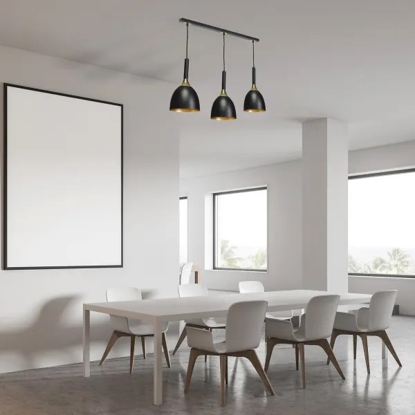 Csillár zsinóron CLARK 3xE27/60W/230V