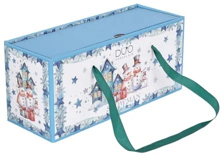 Karácsonyi hóemberes porcelán bögre 2 db-os szett 360 ml díszdobozban Snowman