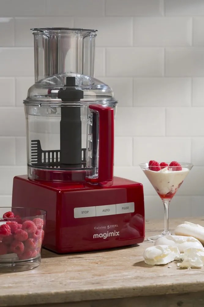 Magimix® 5200 XL Konyhai robotgép Premium csomag piros színben