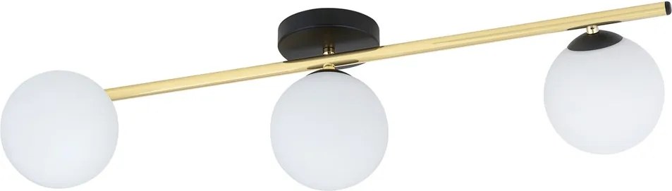 Emibig modern mennyezeti lámpa splendi fehér fekete arany emi1248/3