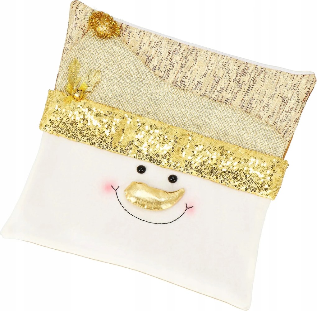 Karácsonyi Párnahuzat Ajándék 40x40 Hóember Dekoráció