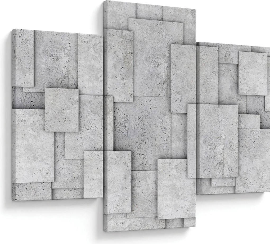 Kép - Betoncsempék absztrakciója (90x60 cm)