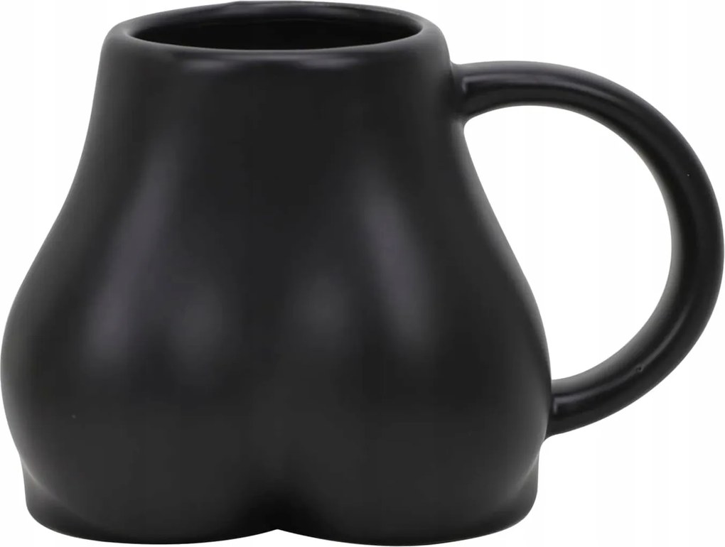 P/22 Tinayaue Fenék alakú kerámia bögre 300ml fekete