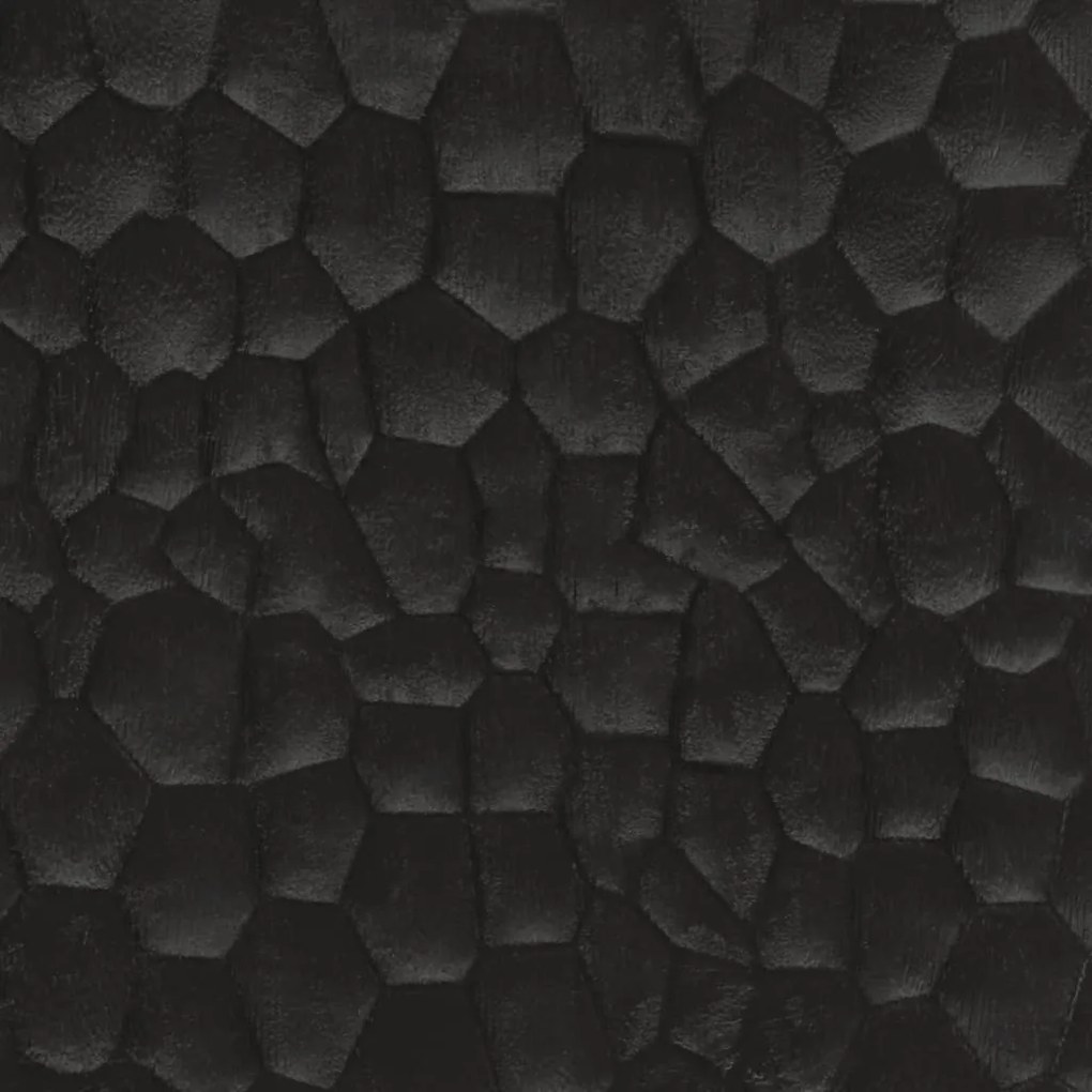 fekete tömör mangófa fürdőszobaszekrény 38 x 33 x 160 cm