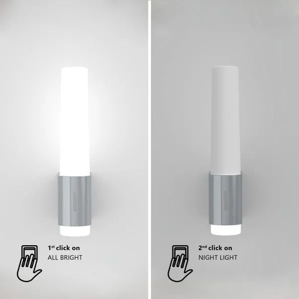 Nordlux - LED Dimmelhető fürdőszobai fali lámpa HELVA LED/6,8W/230V IP44