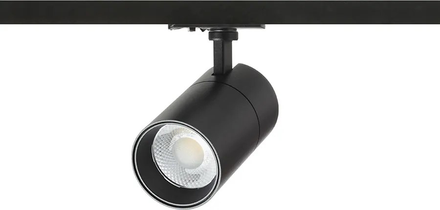 RENDL WISH 20 DIMM egyáramkörös sínre fekete 230V LED 20W 36° 3000K 4000K 5000K