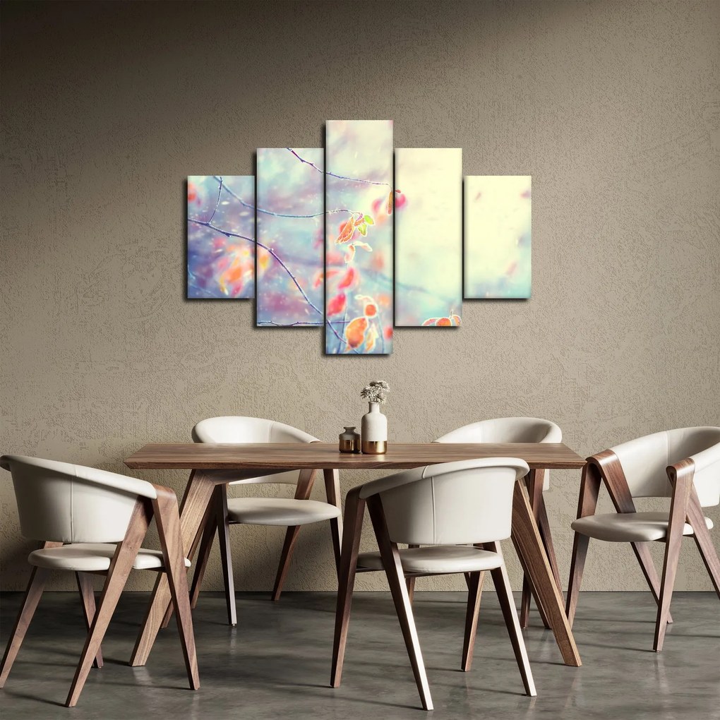 Kép - Levelek a jégben (150x105 cm)
