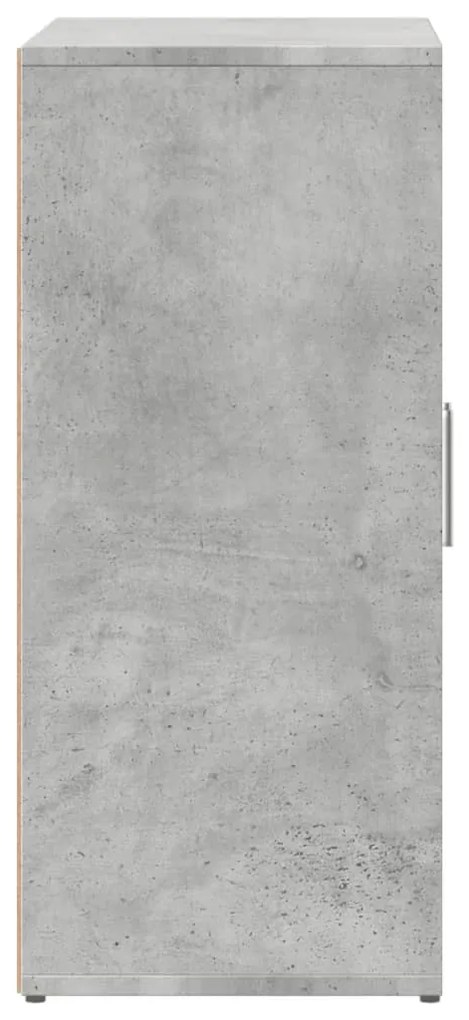 betonszürke szerelt fa tálalószekrény 60 x 31 x 70 cm