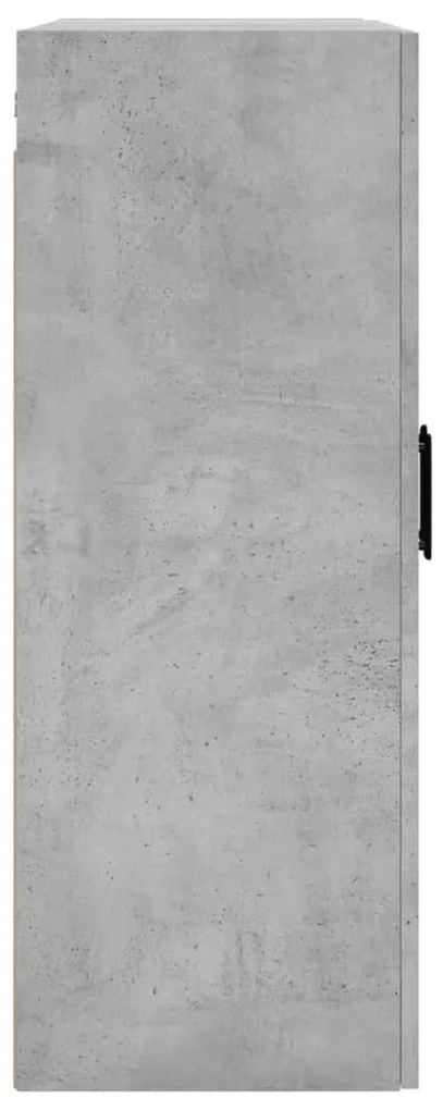 betonszürke fali szekrény 69,5x34x90 cm