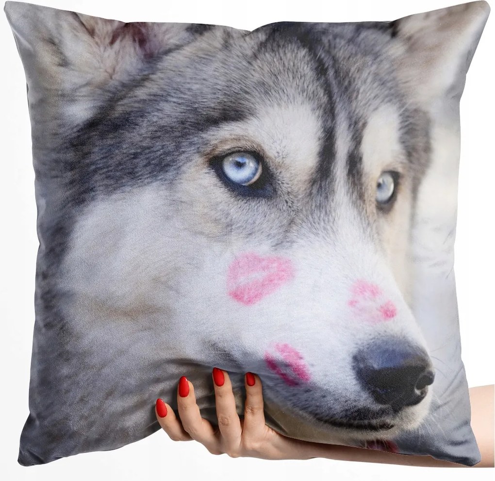 Valentin Napi Párnahuzat 40x40 Valentin nap vastag velúr velvet 40cm