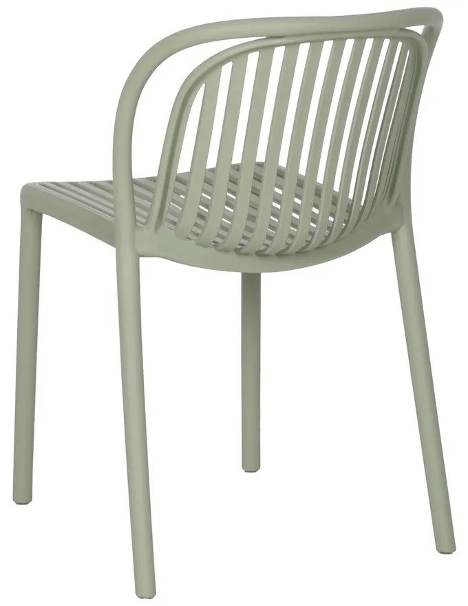 Zöld műanyag étkezőszék Alia – Ixia