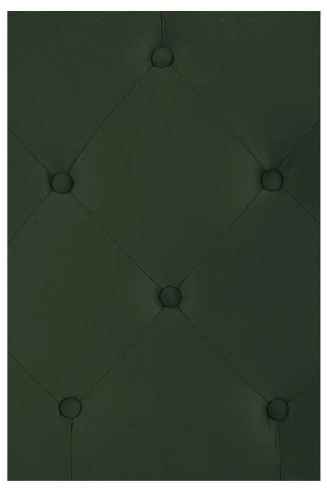 Sabrina ágy 160 x 200 cm, sötét zöld