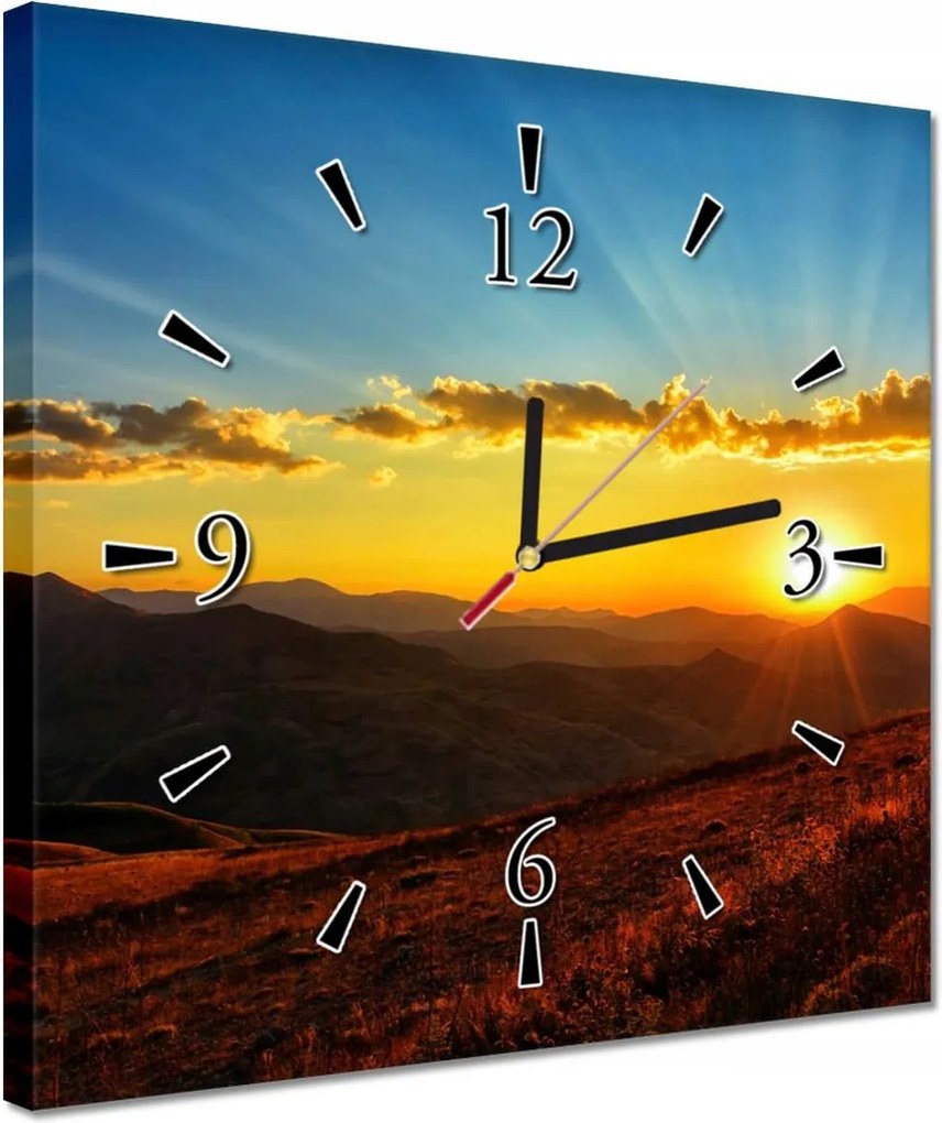 Órák 30x30 Gyönyörű naplemente