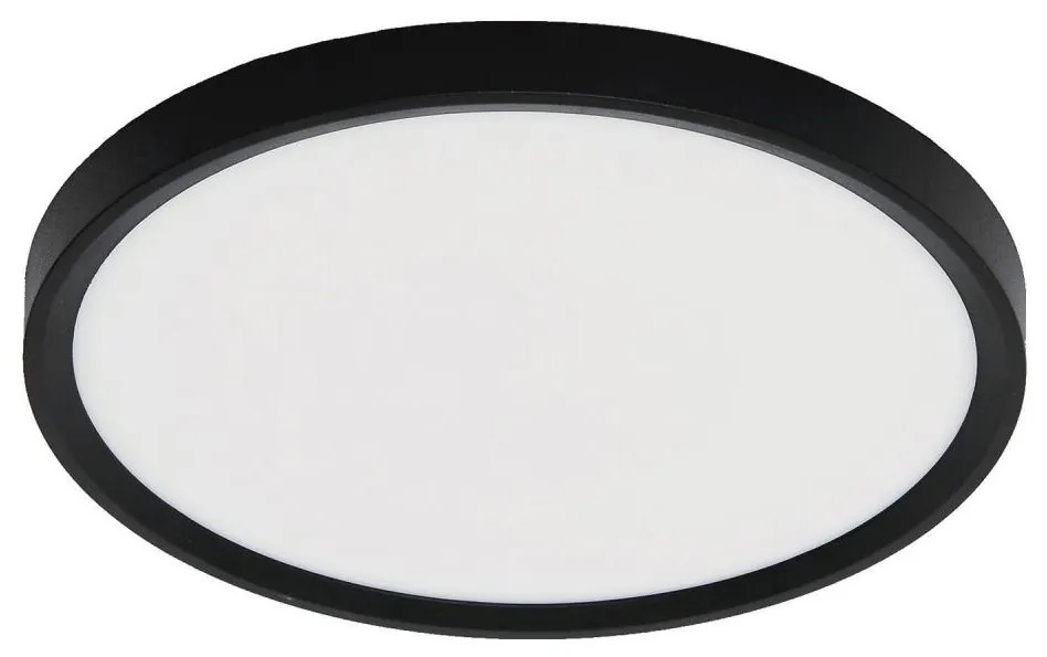 Fulgur s-42587-LED Mennyezeti lámpa érzékelővel NOMY-S 24W/230V 3000/4000/6000K IP40 fekete