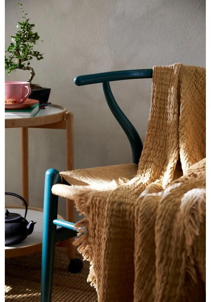 Bézs ágytakaró franciaágyra 240x260 cm Reloved – JUNA