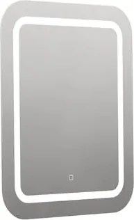 Lekerekített tükör 60x70 cm LED világítással, fűtőfólia, érzékelő állítható hőmérséklettel 2700-6500K, IP44 ZIL6070KTLEDS